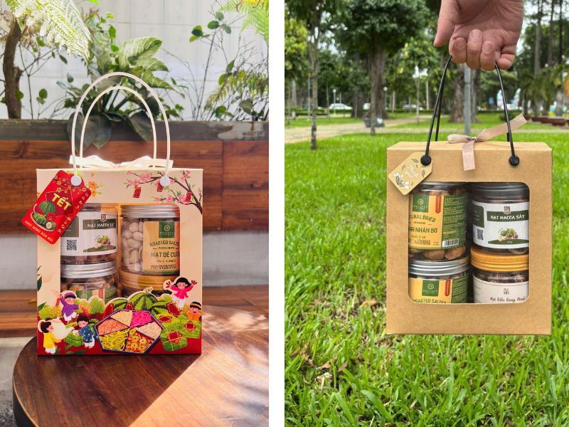 Hạt điều rang muối vỏ lụa Bình Phước 500gr