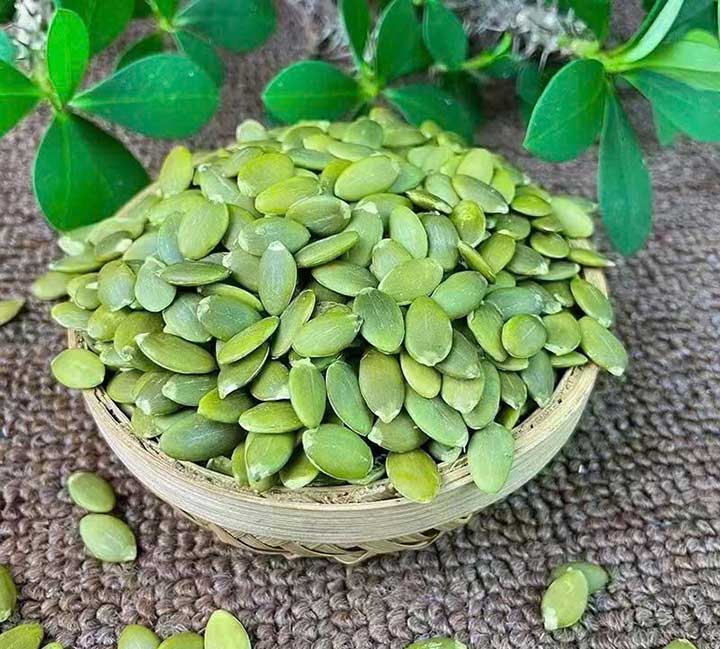 Nhân bí Xanh Mông cổ loại 2A sấy chín
